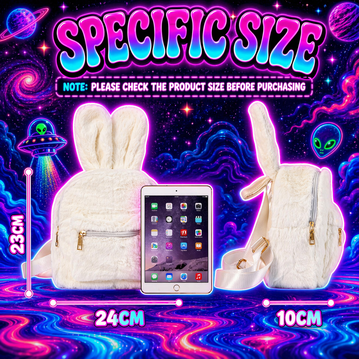 TripSitterz™ Plush Rabbit Ears Backpack